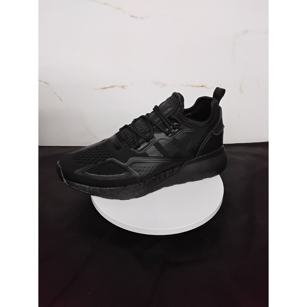 Adidas ZX 2K Boost Triple Black Sneakers | Size 8 | SL53